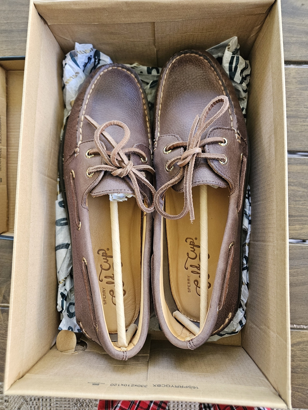 Sperry Men’s Brown Leather Classic Boat Shoes